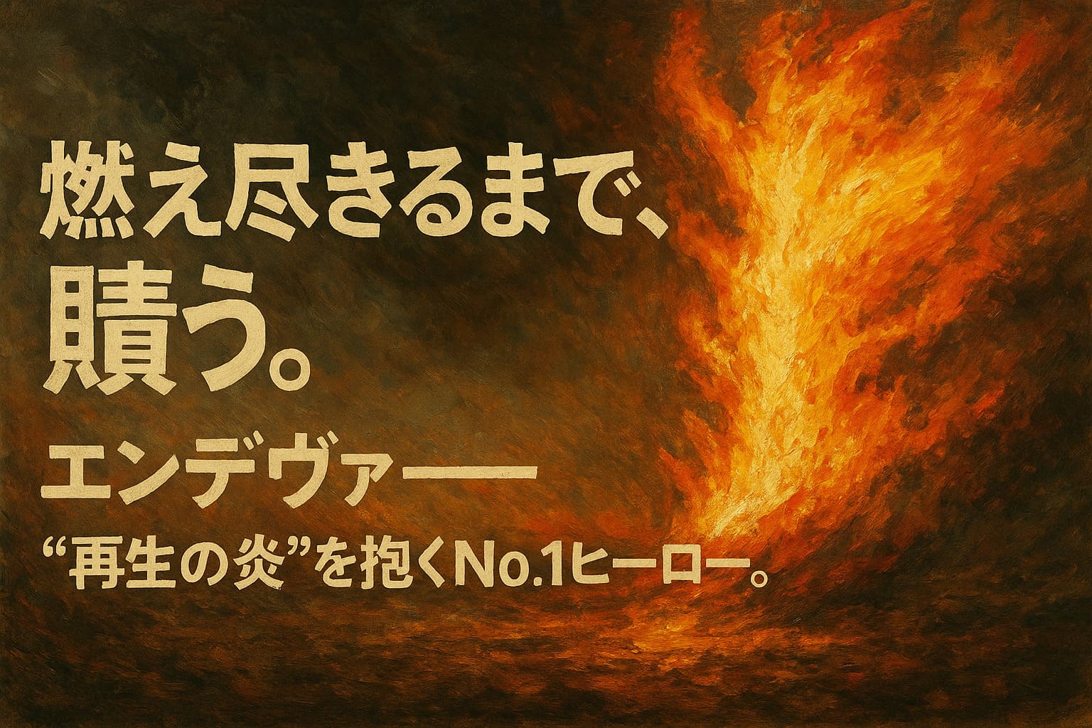 燃え尽きるまで、贖う――エンデヴァー“再生の炎”を抱くNo.1ヒーロー