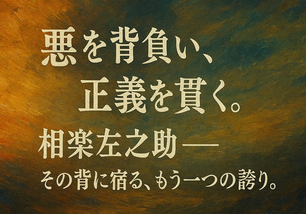 “悪”を背負い、正義を貫く。相楽左之助――その背に宿る、もう一つの誇り。油絵調で表現されたアイキャッチイラスト。