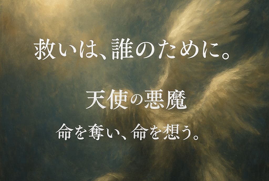 救いは、誰のために。 天使の悪魔 ――命を奪い、命を想う。